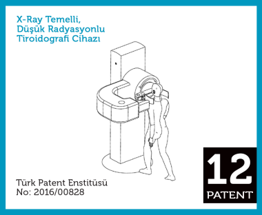 X-ray temelli, düşük radyasyonlu tiroidografi cihazı