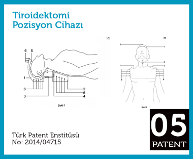 Tiroidektomi pozisyon cihazı